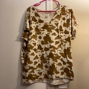 Cow print shirt